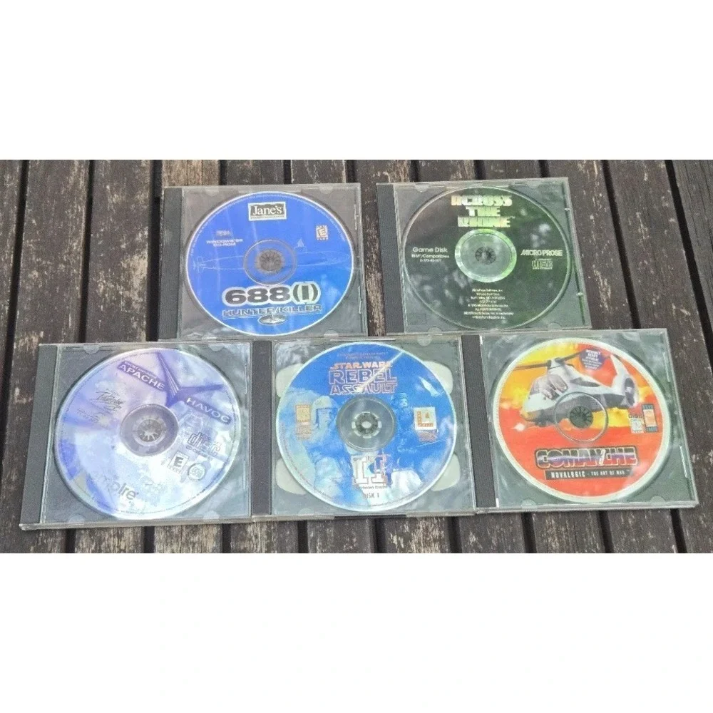 Vintage PC Game Lot 15 Big Box & Jewel Case Classic Retro Combat Strategy Games